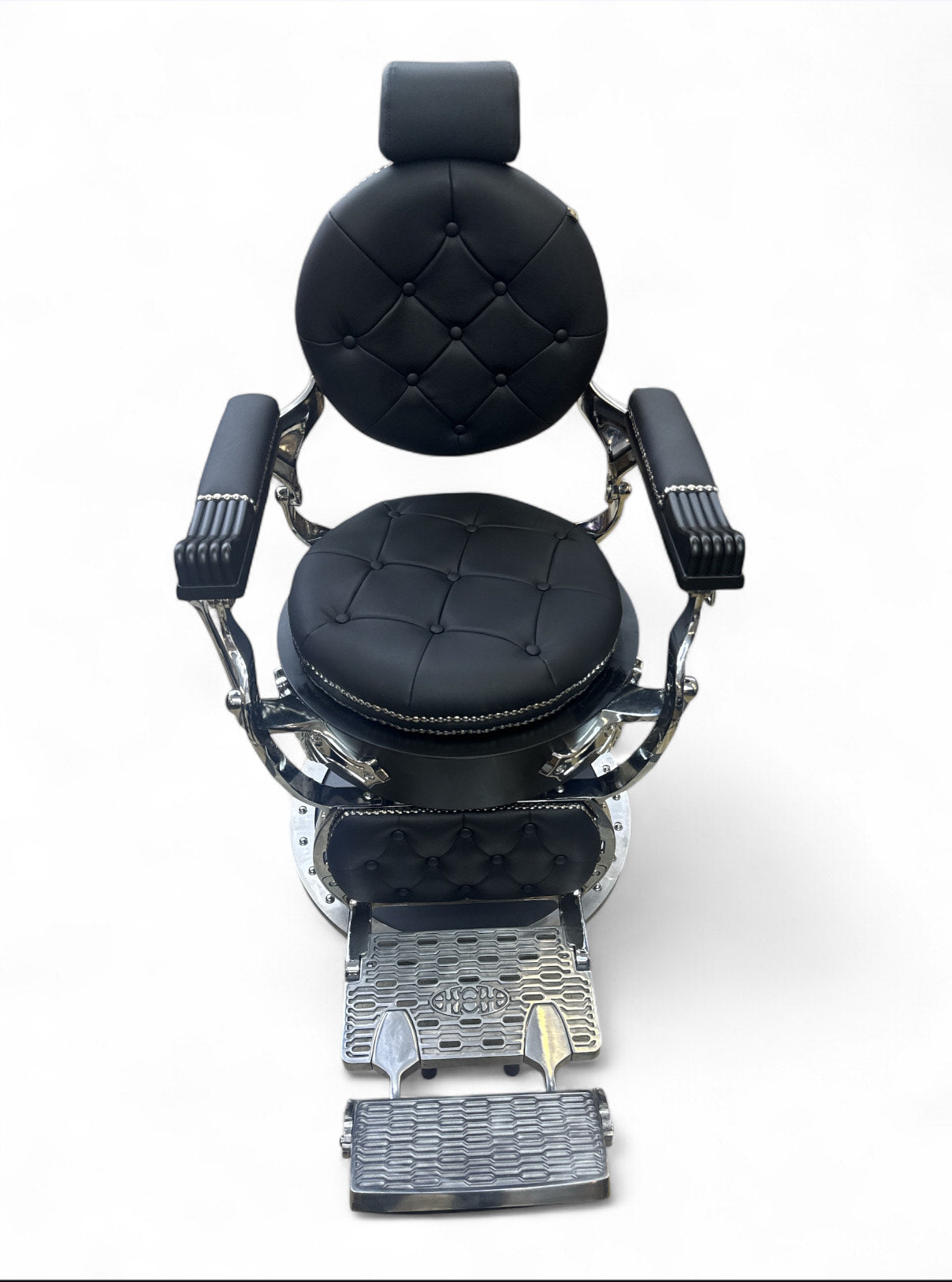 Golden style Chair silver/black