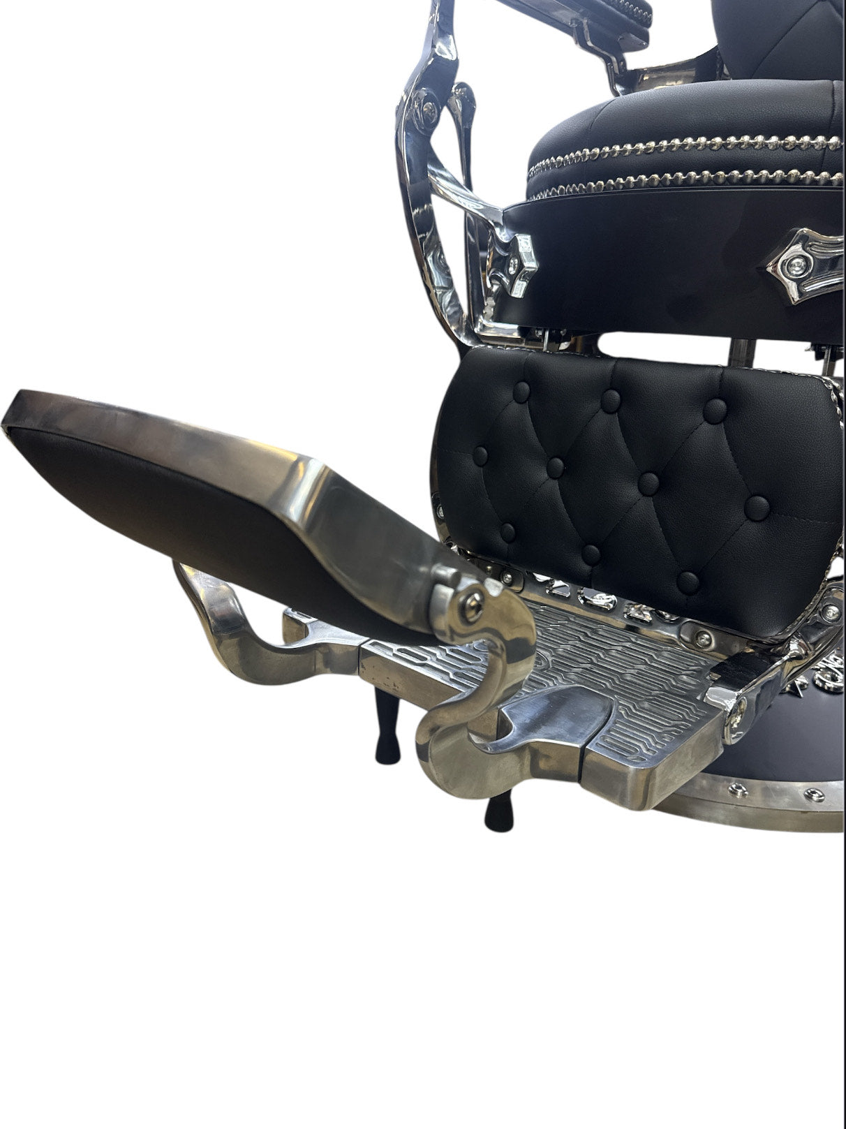 Golden style Chair silver/black